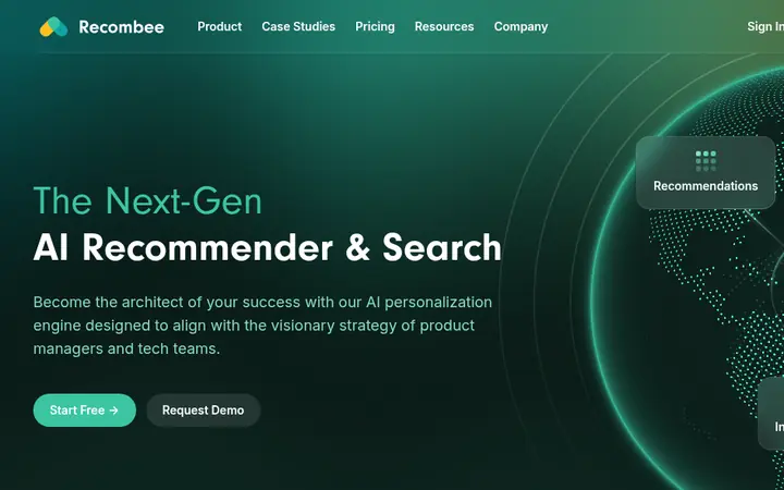 Recombee: AI recommender and search