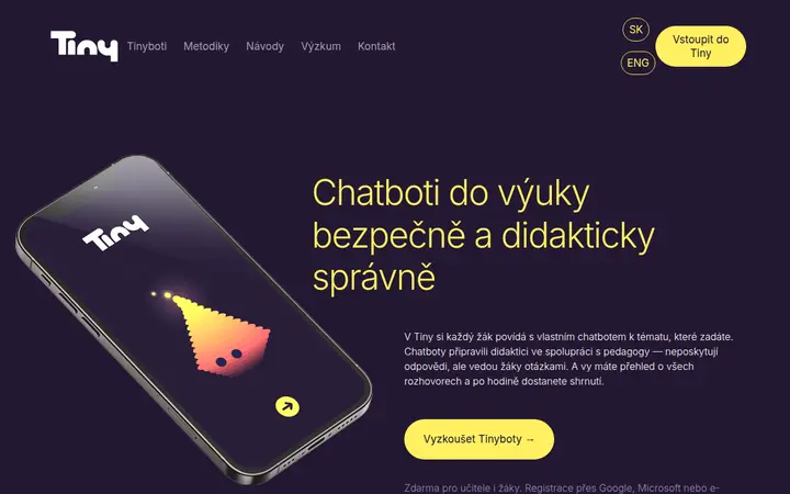 Tiny: chatbots for teaching